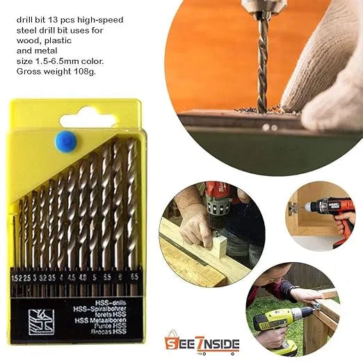 High-Strength 4-Flute Serrated Eccentric Drill Bit Kit