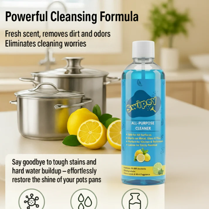 Swipey Shine - India’s No.1 All-Purpose Cleaner (Buy 1 Get 3 Free)